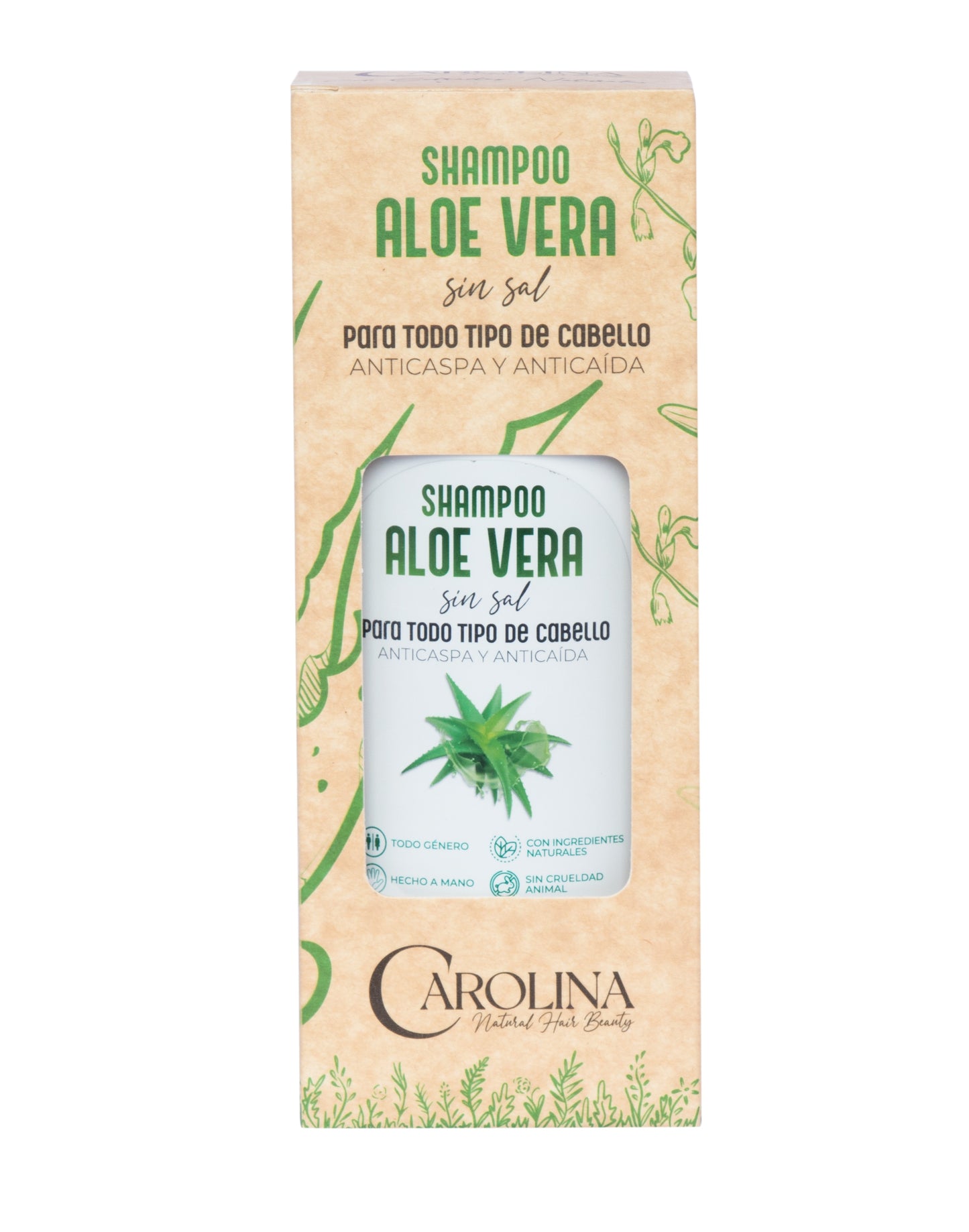 SHAMPOO ALOE VERA ANTICASPA Y ANTICAÍDA
